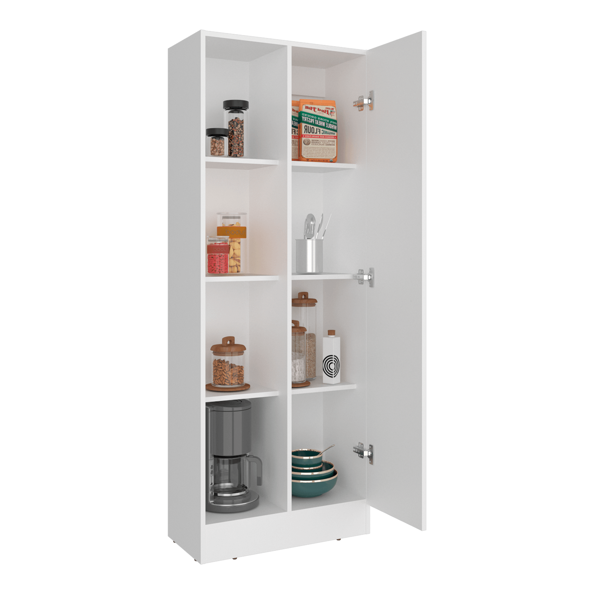 Alacena Multiusos Felch 160X60X30 RTA Blanco ZF
