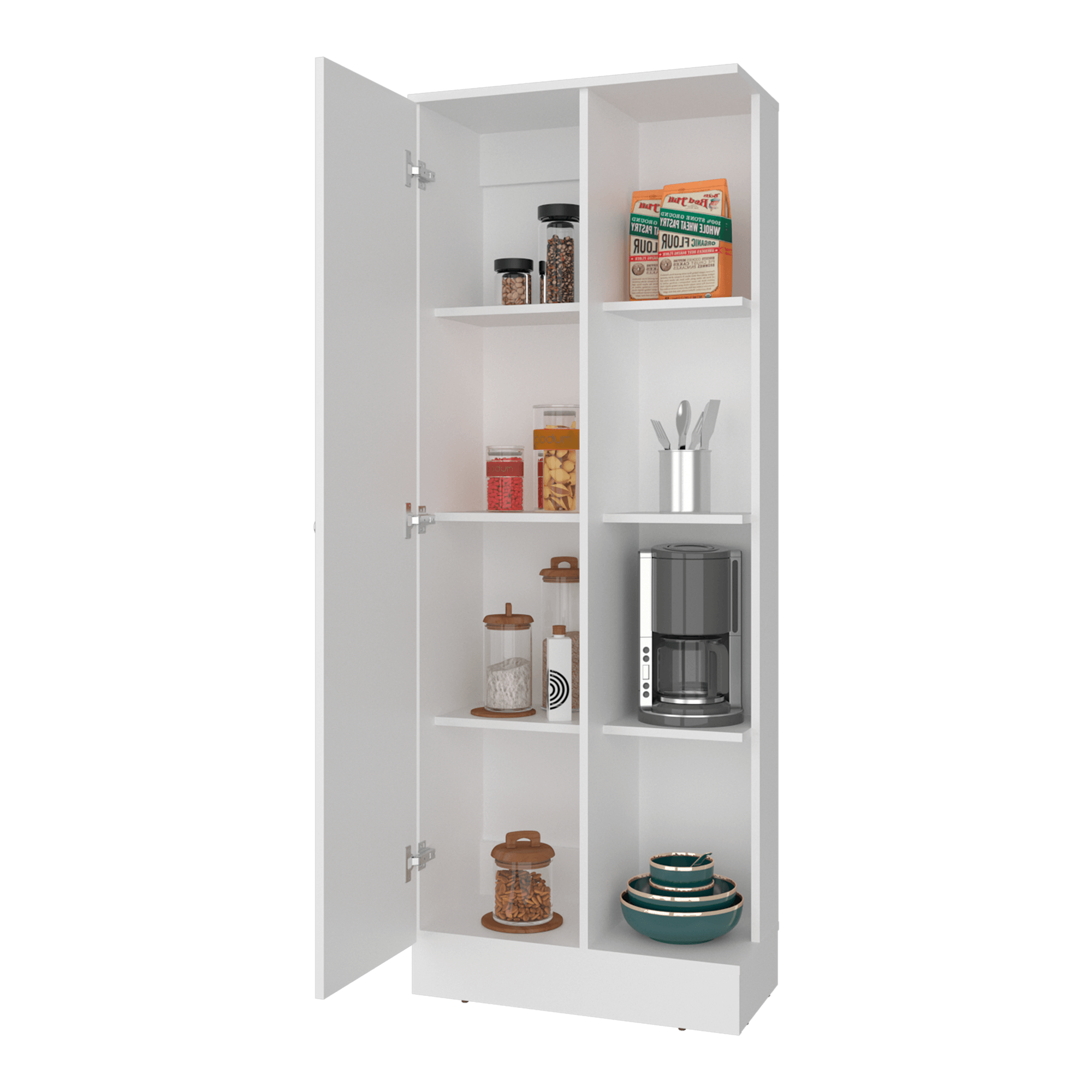 Alacena Multiusos Ayora 160X60X30 RTA Blanco ZF