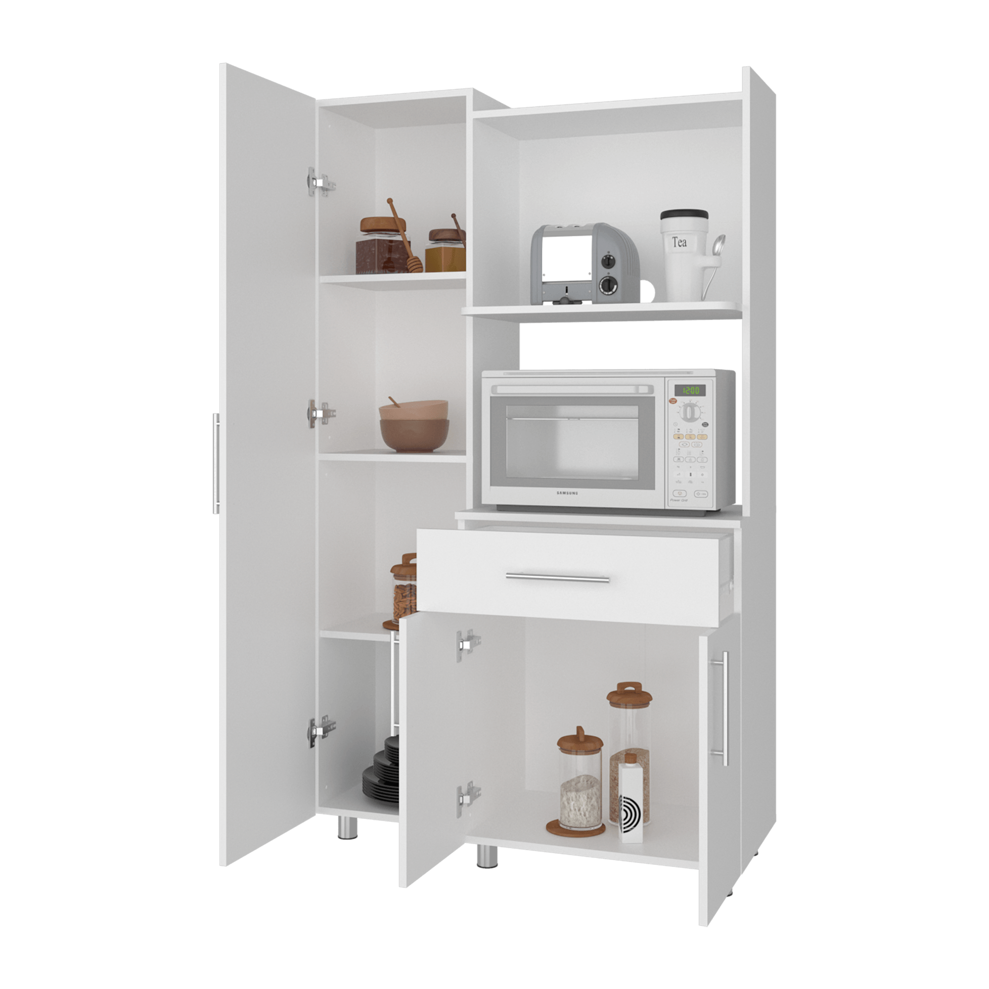 Alacena Pantress 165X98X40 RTA Blanco ZF