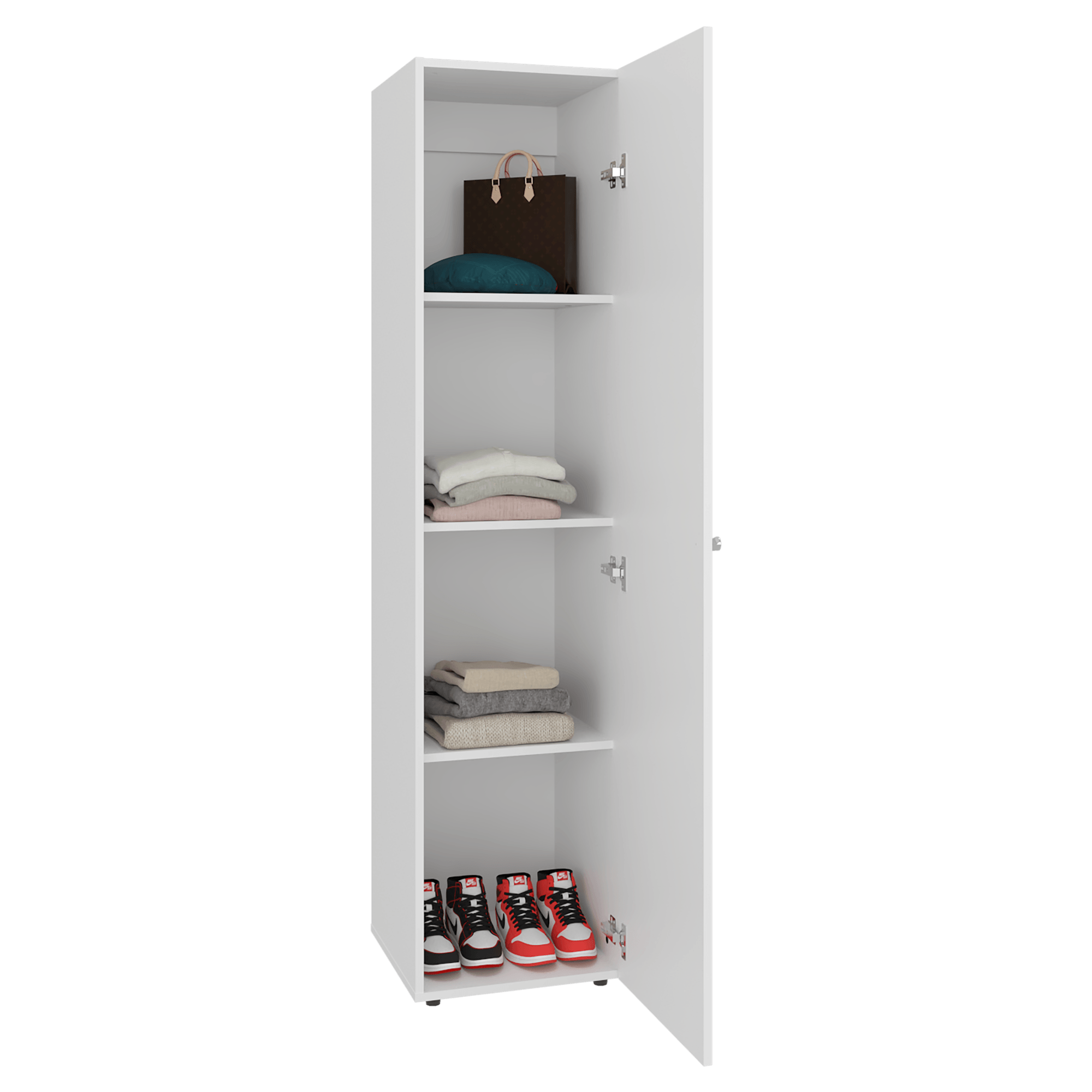 Closet con Espejo Home Dreams 170X40X40 RTA Blanco Mqz ZF