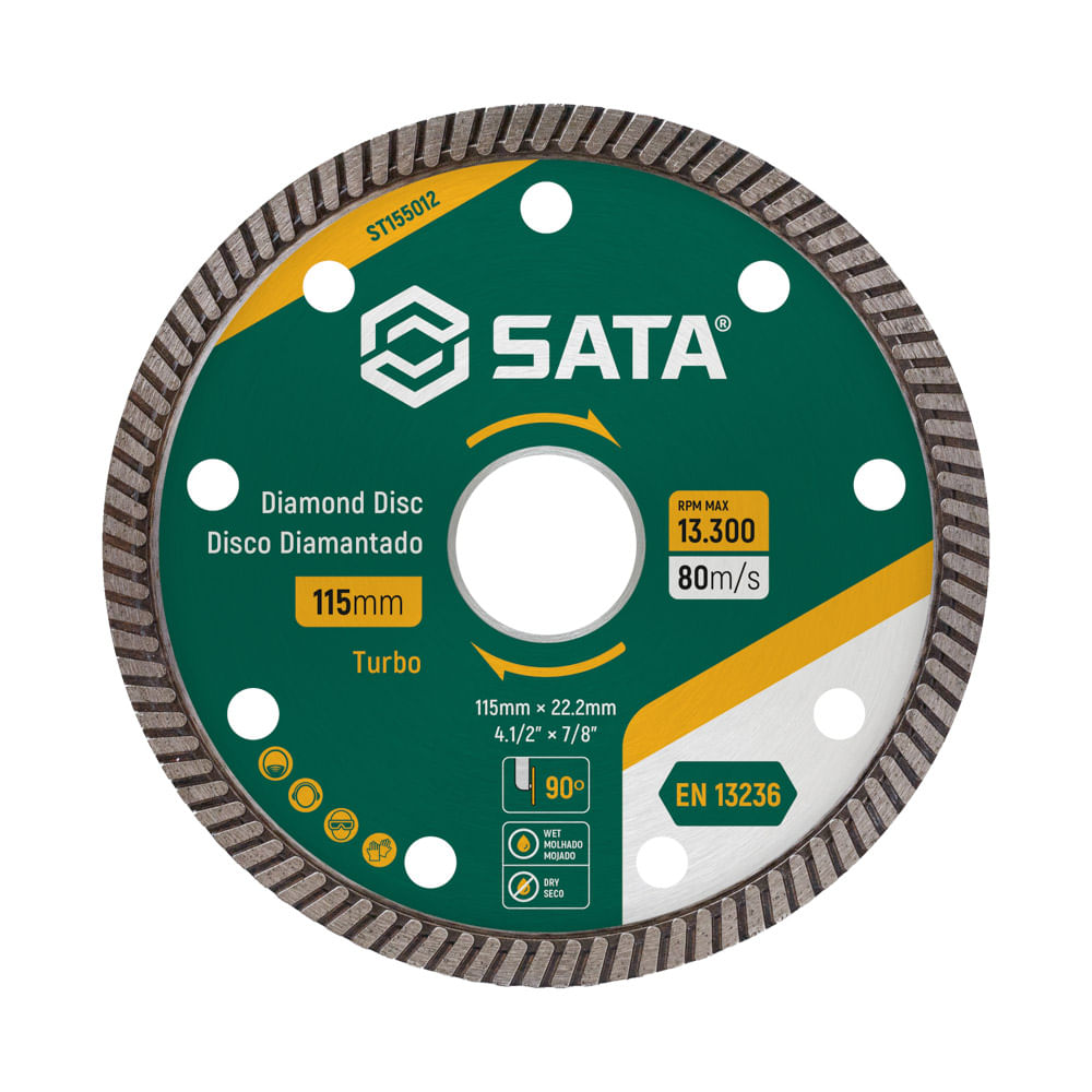 Disco Diamantado Turbo 4.1/2" x 7/8" ST155012 SATA
