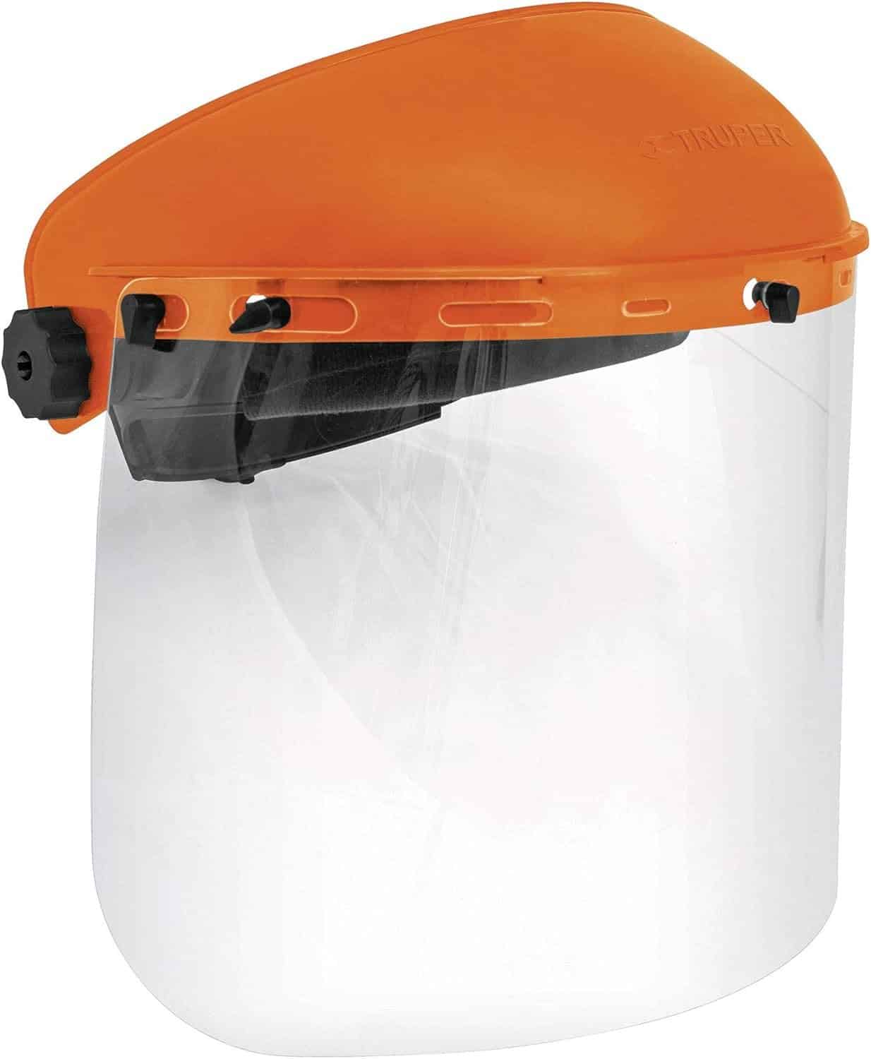 Protector facial con mica panorámica de policarbonato Truper PF-500