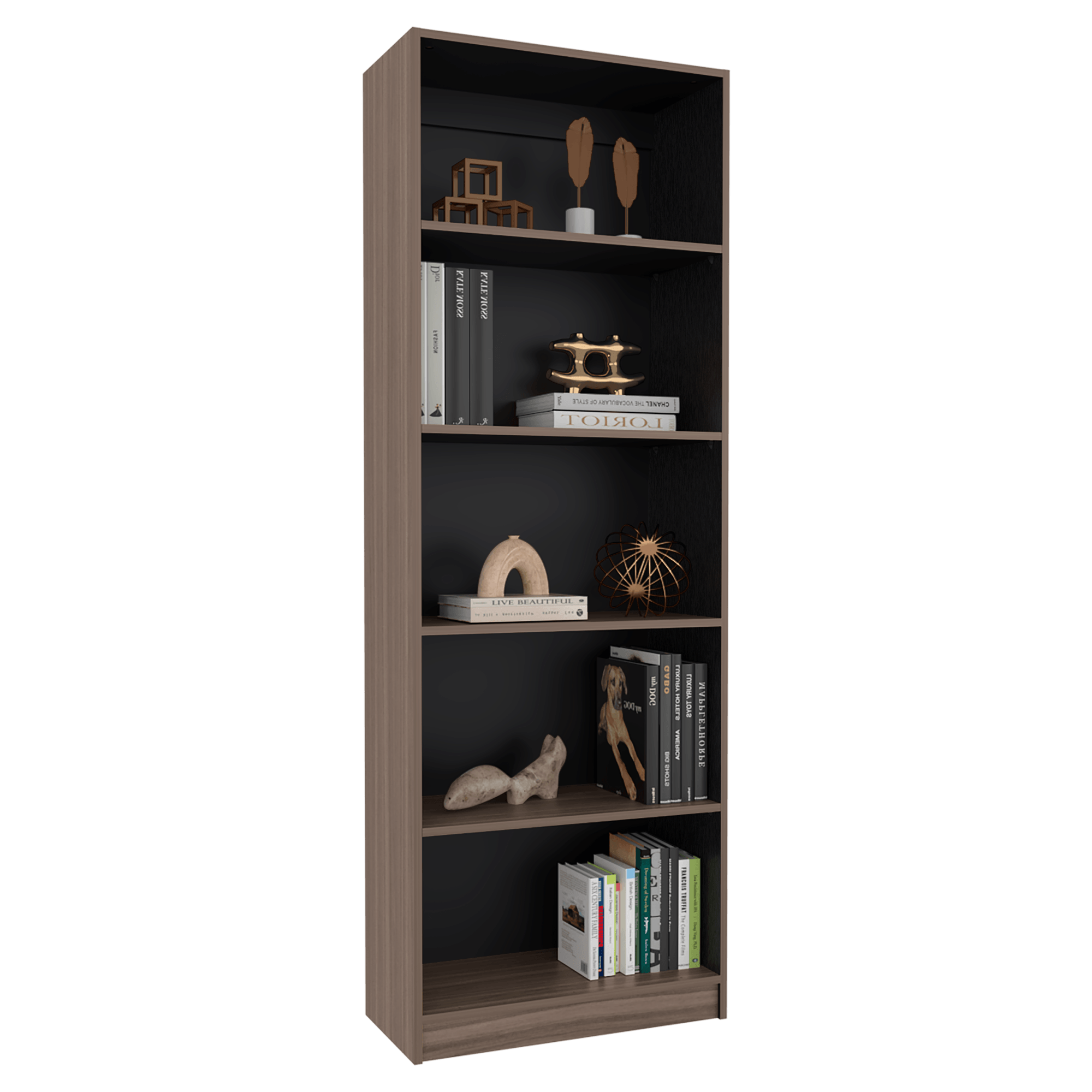 Estante Home E1 180X62X29 RTA Avellana
