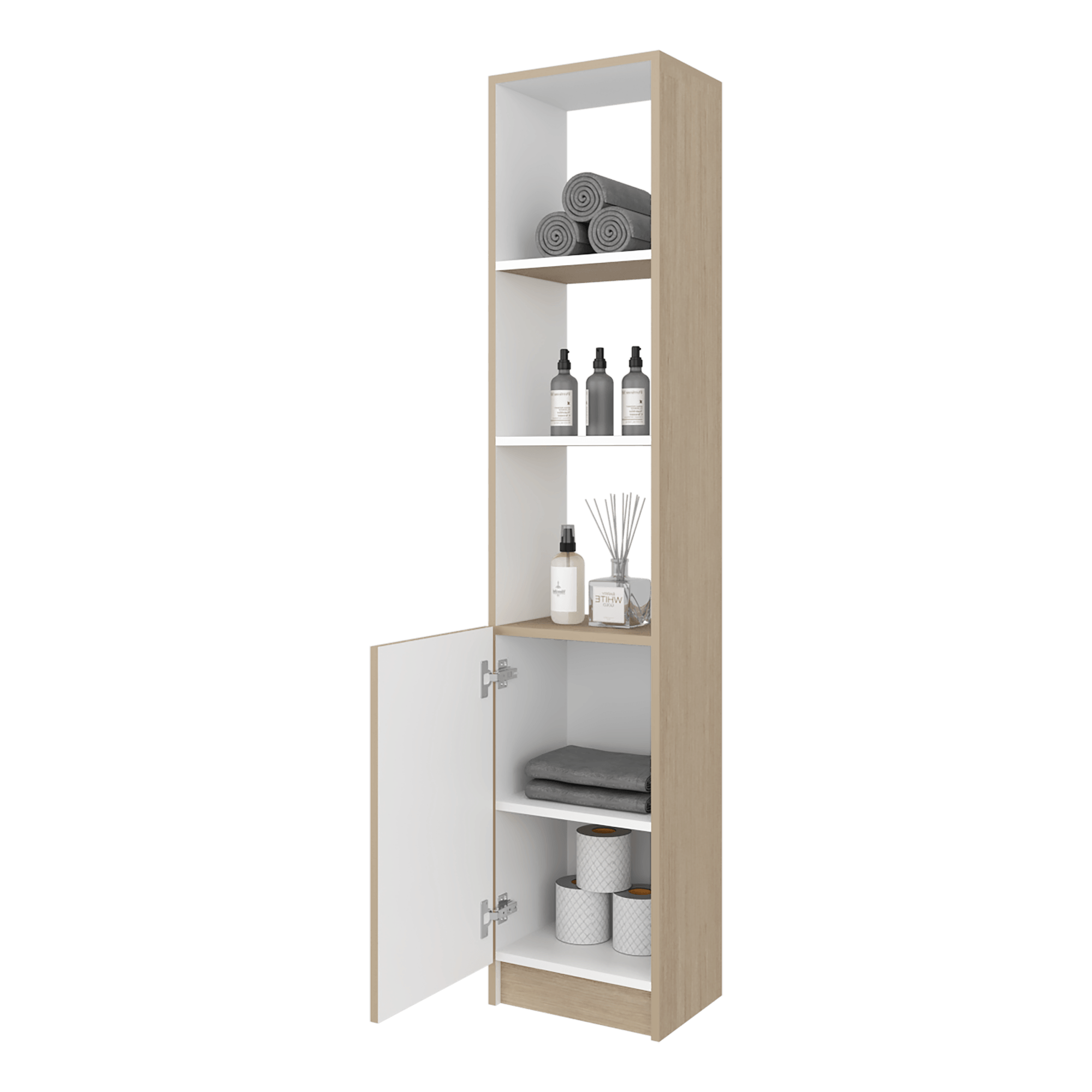 Mueble Auxiliar de Baño Bath 162X33X26 RTA Cartagena Blanco ZF