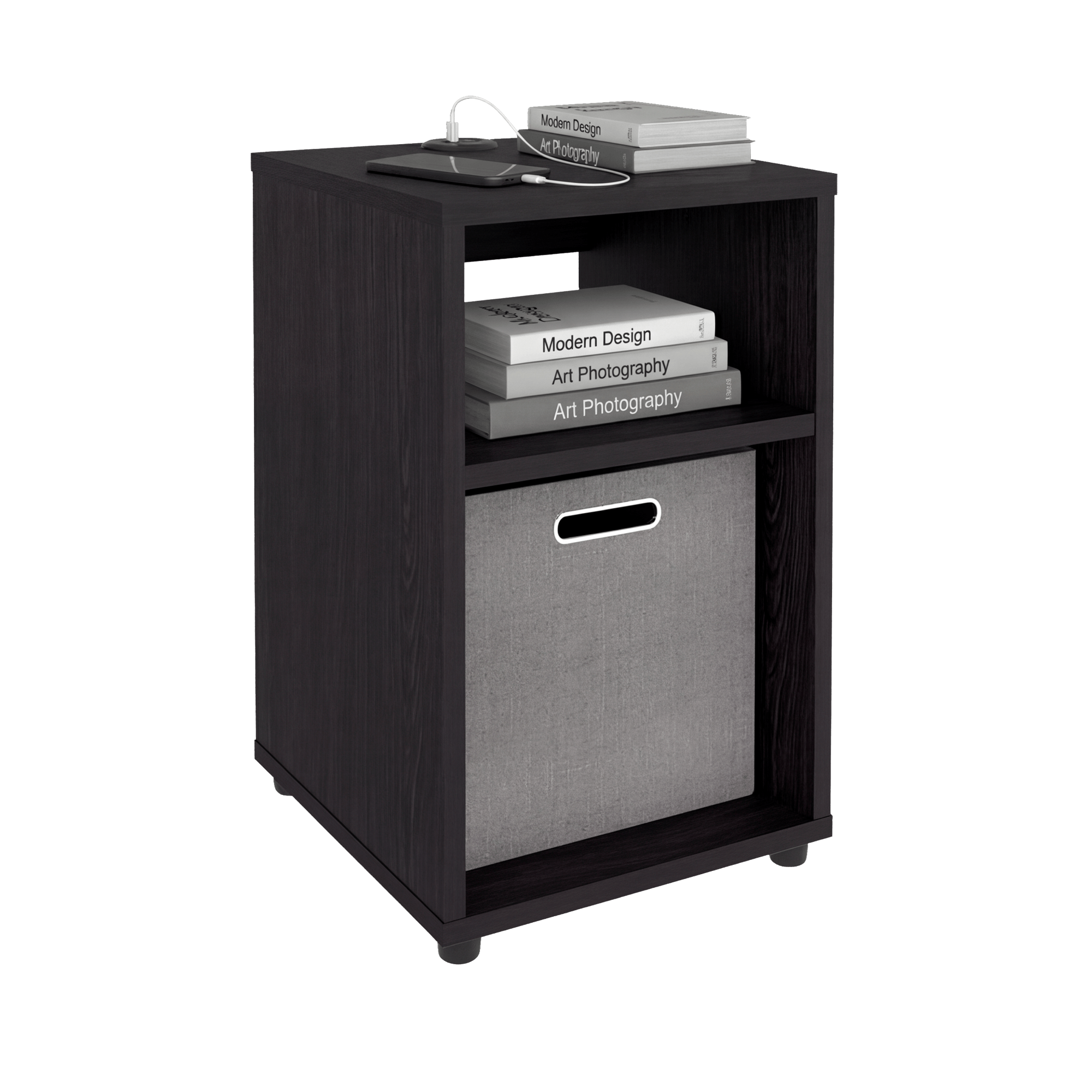 Mesa Axuliliar USB Mercer 48X30X32 RTA Wengue ZF