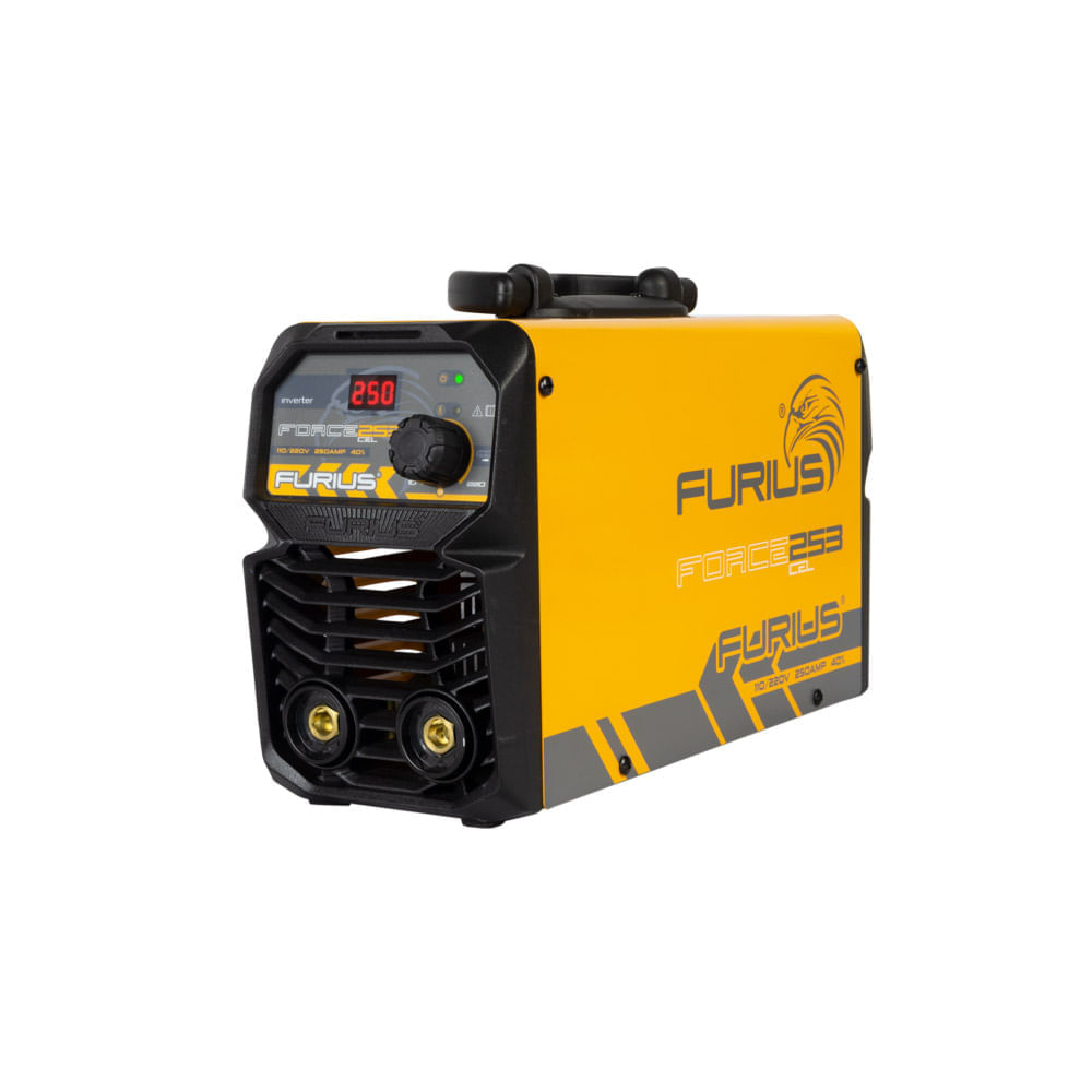 Soldador Inversor 250Amp 110V/220V Furius Fw253