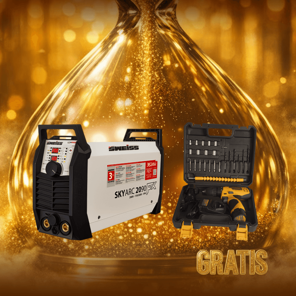 Soldador Inversor 200 amp Sweiss SKYARC2090FX