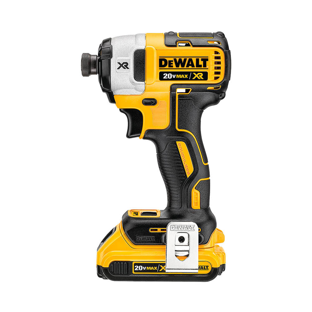 Kit Atornillador De Impacto De 3 Velocidades 20V Max 1/4" + 2 Baterias 2.0Ah + Cargador Dewalt DCF887D2-B3