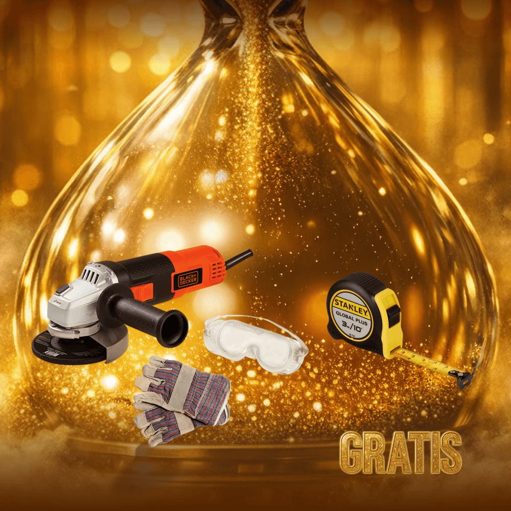 Kit Pulidora Angular 4-1/2" 820W + Caja Plástica + 2 Accesorios Black + Decker G720K-B3