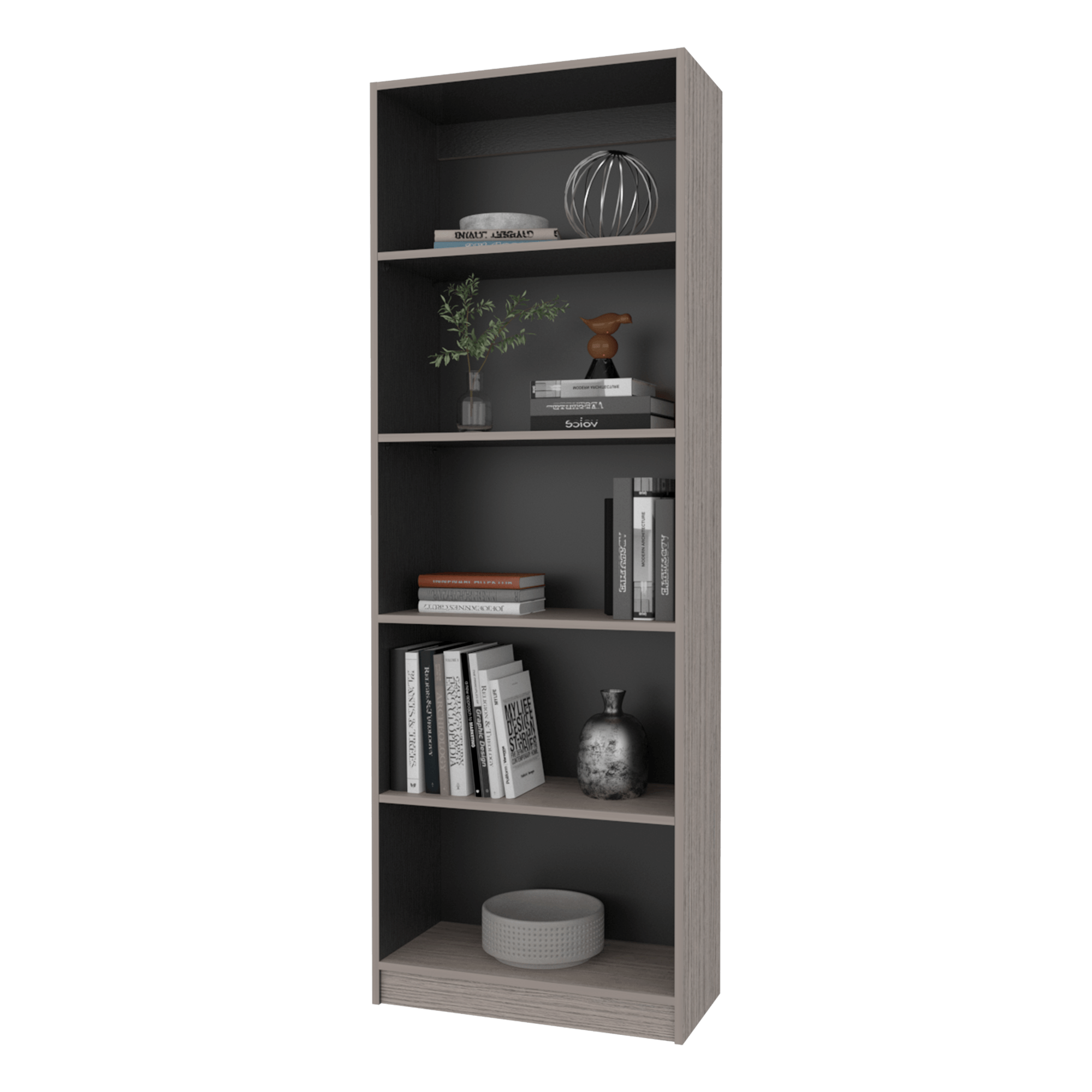 Estante Home E-M3 180X62X29 RTA Positano Wengue ZF