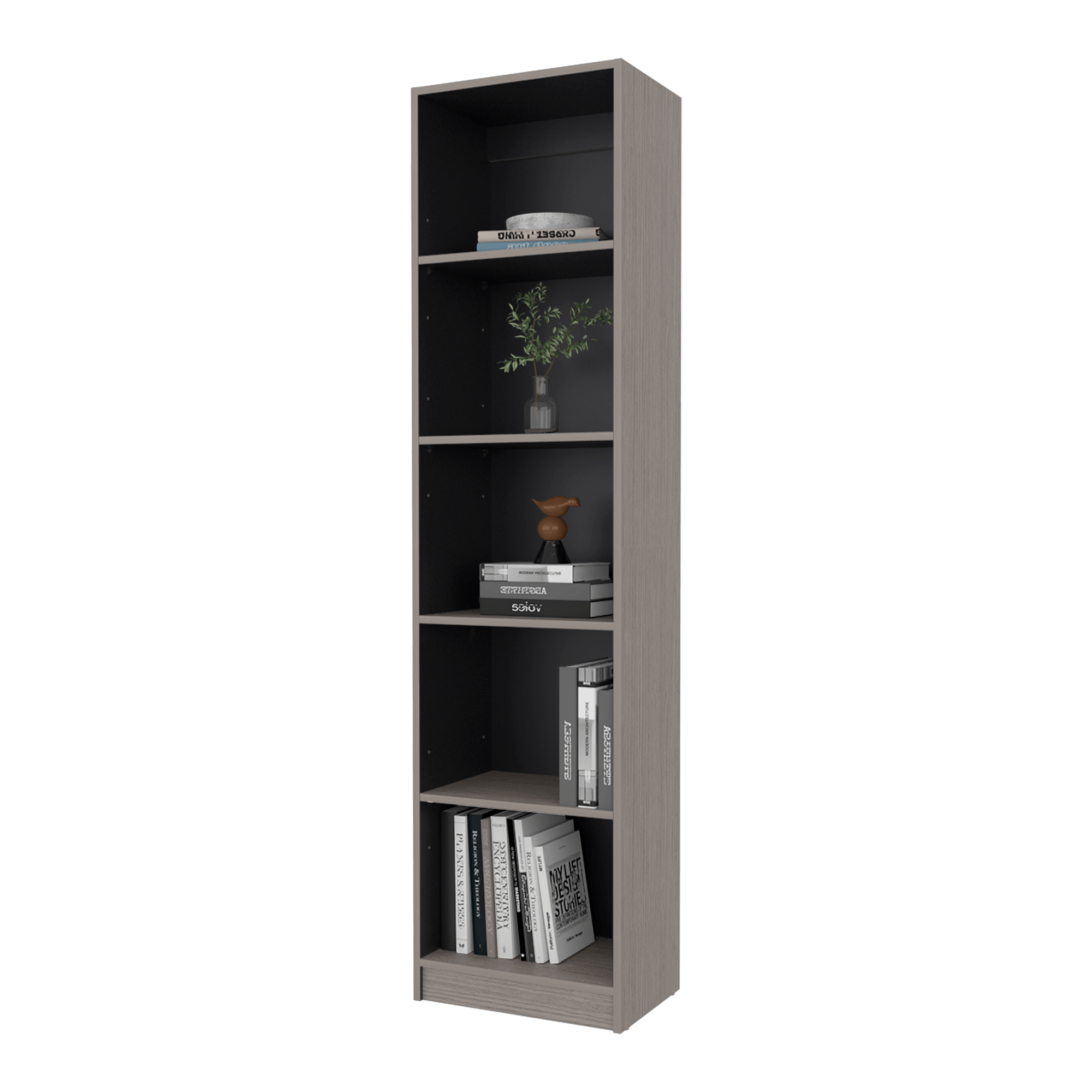 Estante Home E-M2 180X45X29 RTA Positano Wengue ZF