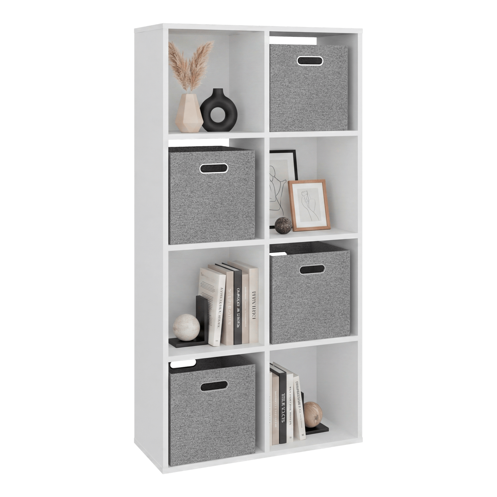 Organizador Cúbico 8 Lena 122X61X26 RTA Blanco ZF