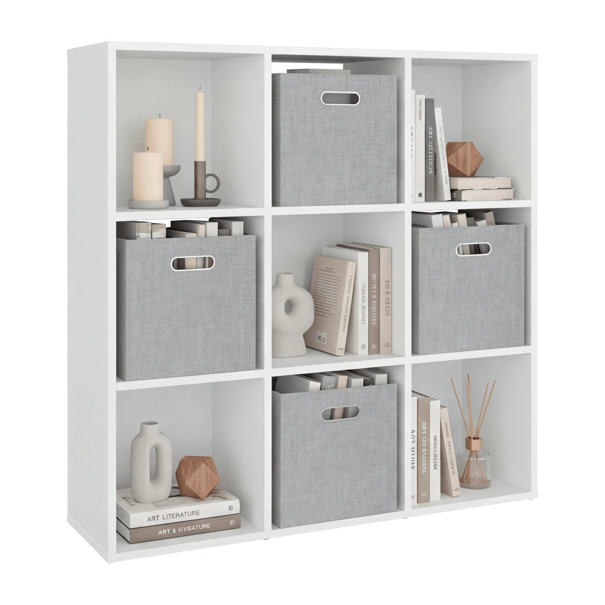 Organizador Cúbico 9 Lena 92X92X26 RTA Blanco ZF