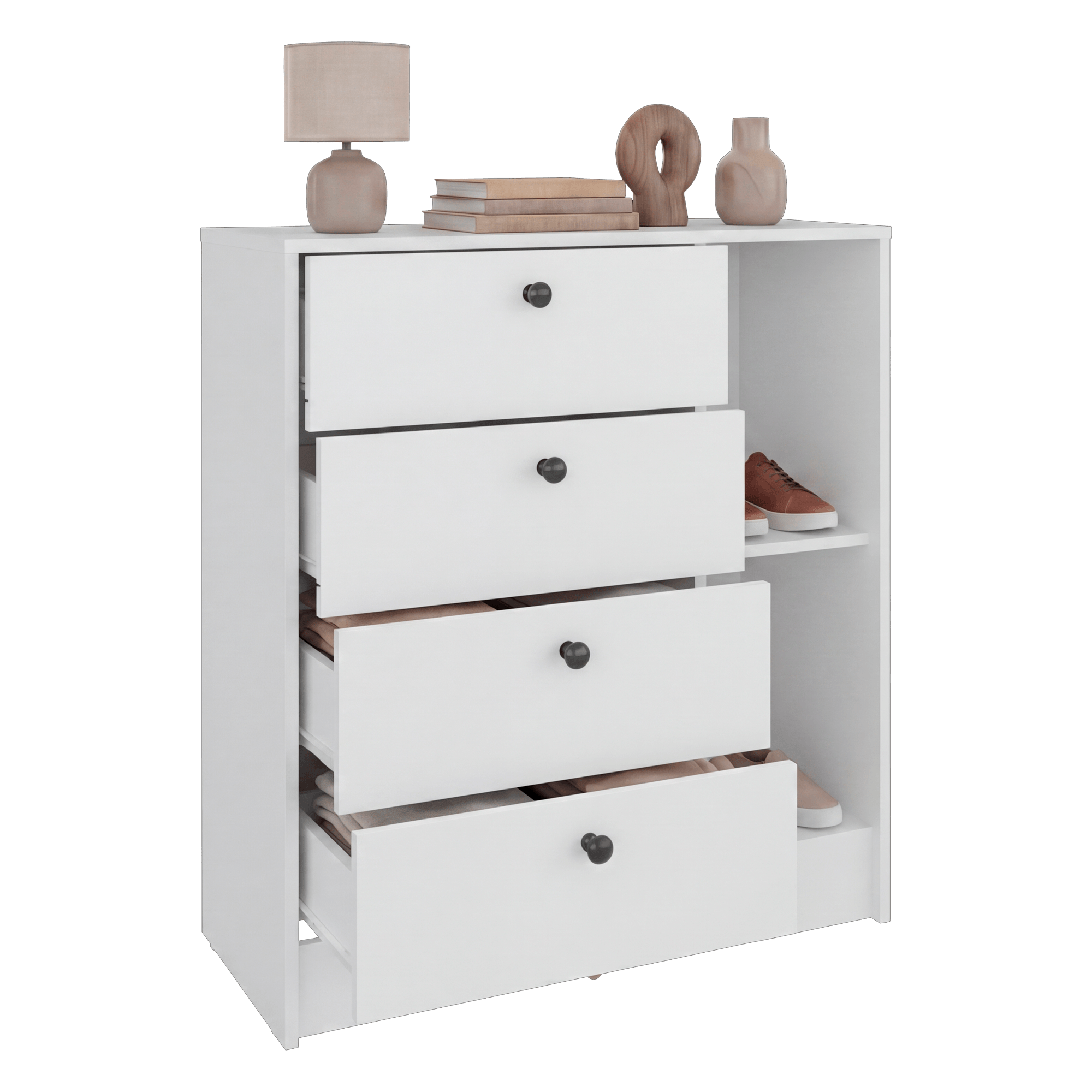 Cajonera Havana 89X80X35 RTA Blanco ZF