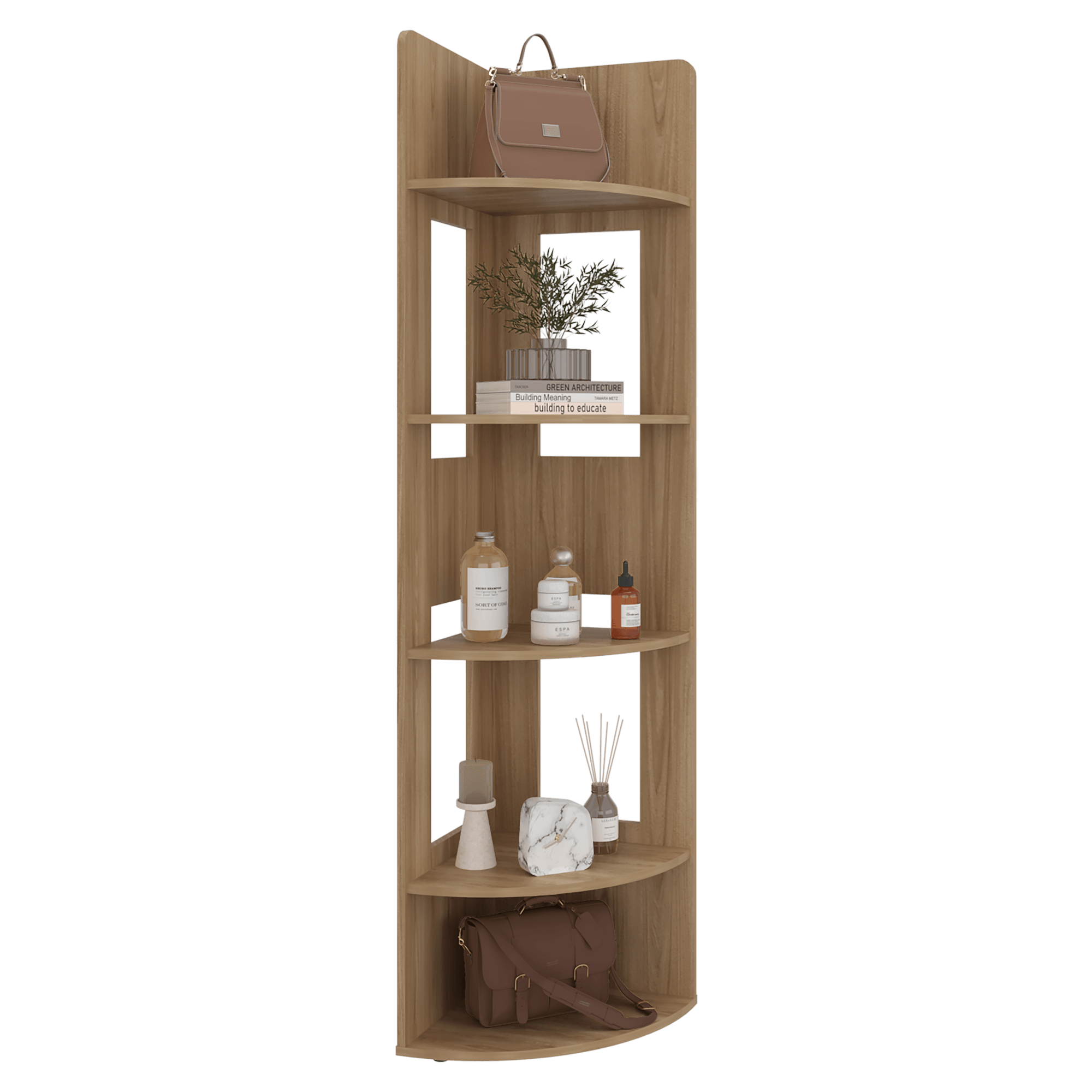 Biblioteca Esquinera Home Dreams 170X40X40 RTA Fresno ZF