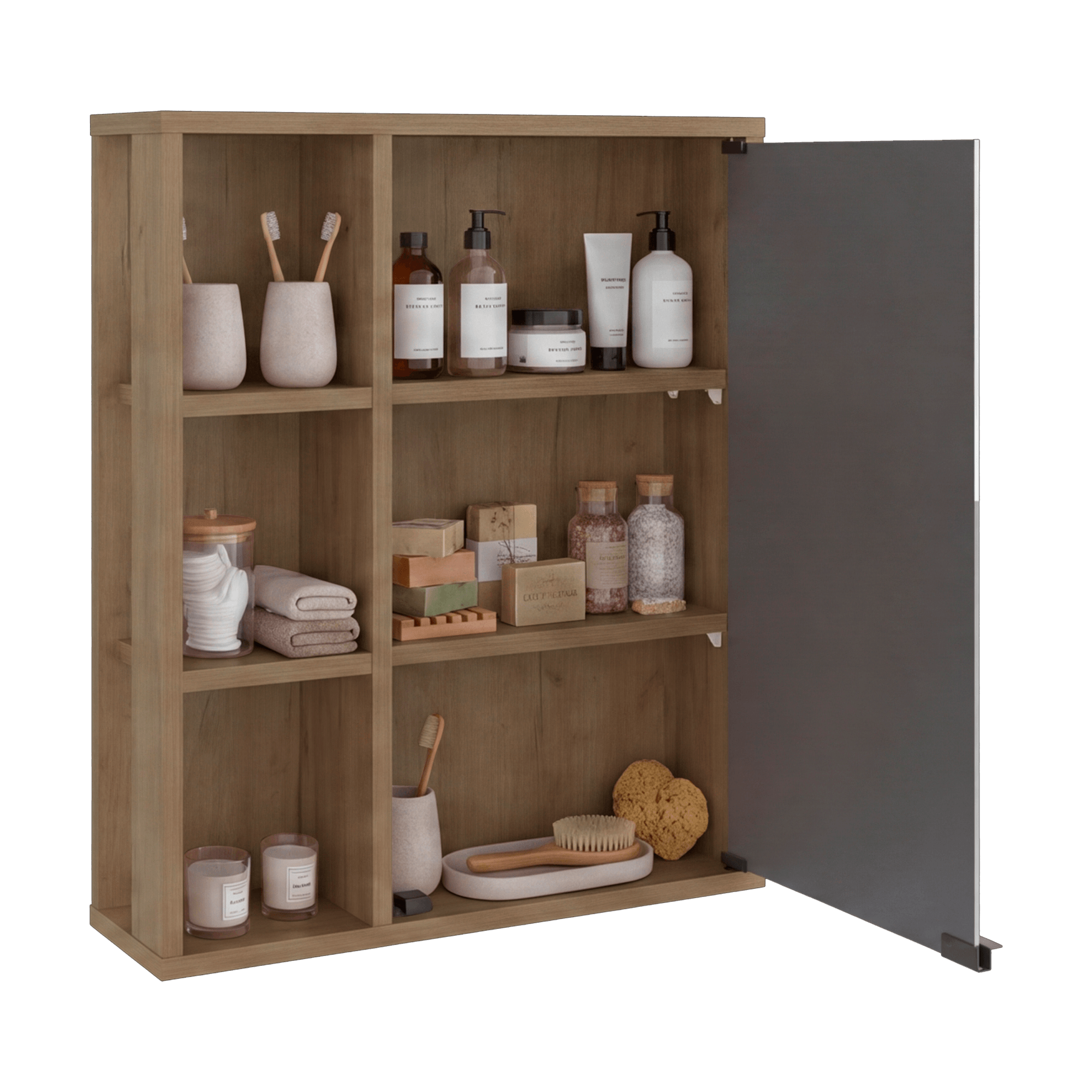 Gabinete de Baño Berkel 60X50X14 RTA Fresno Eu ZF