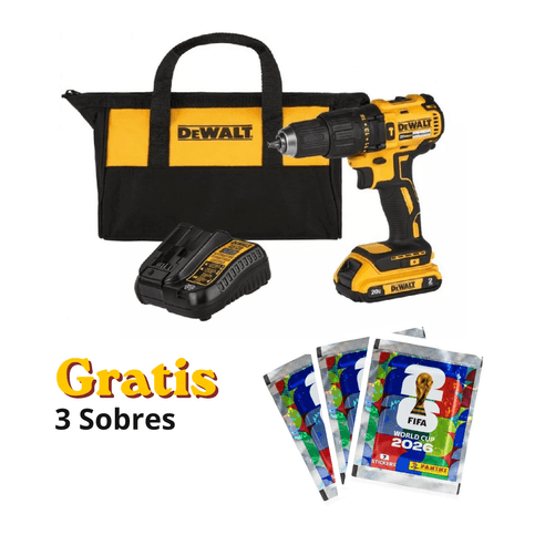 Kit Taladro/Atornillador De Impacto 20 V MAX* Brushless De 1/2Pg + (1) Batería 2Ah + Carg + Bolso Dewalt DCD7781D1-B3