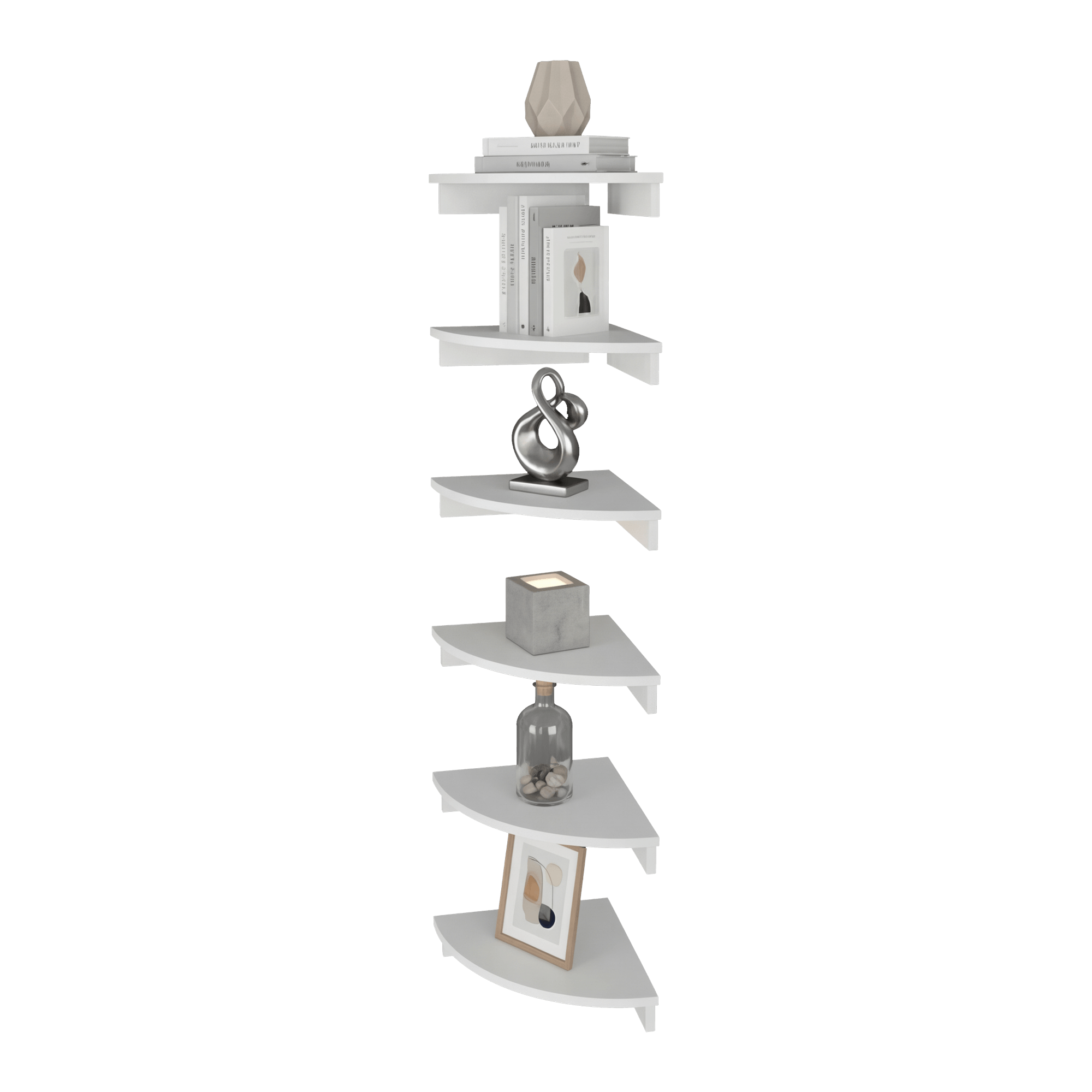 Repisa Flotante Shelf 6x30X30 RTA Blanco ZF